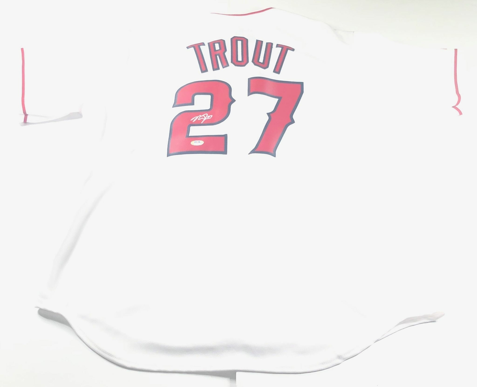 Mike Trout Signed Jersey PSA/DNA Los Angeles Angels Autographed