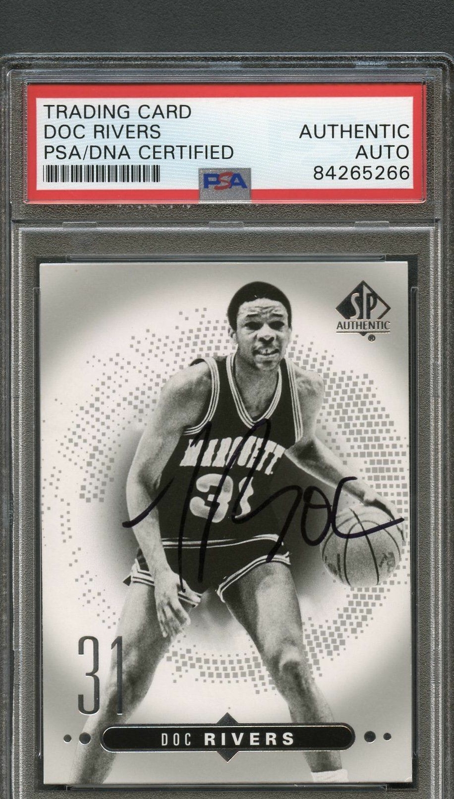 2014 Upper Deck Sp #17 Doc Rivers Signed Card AUTO PSA Slabbed RC
