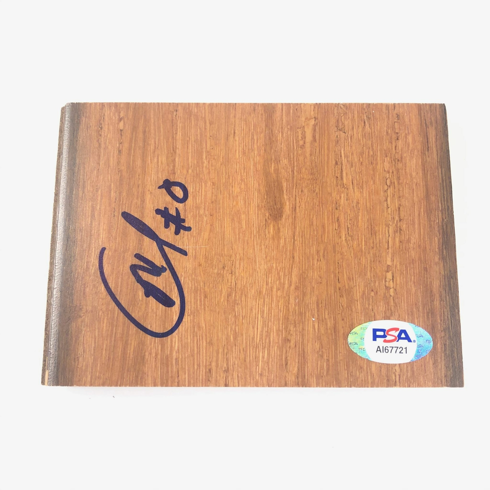 MARQUESE CHRISS SIGNED FLOORBOARD PSA/DNA AUTOGRAPHED COLLECTIBLE MEMORABILIA