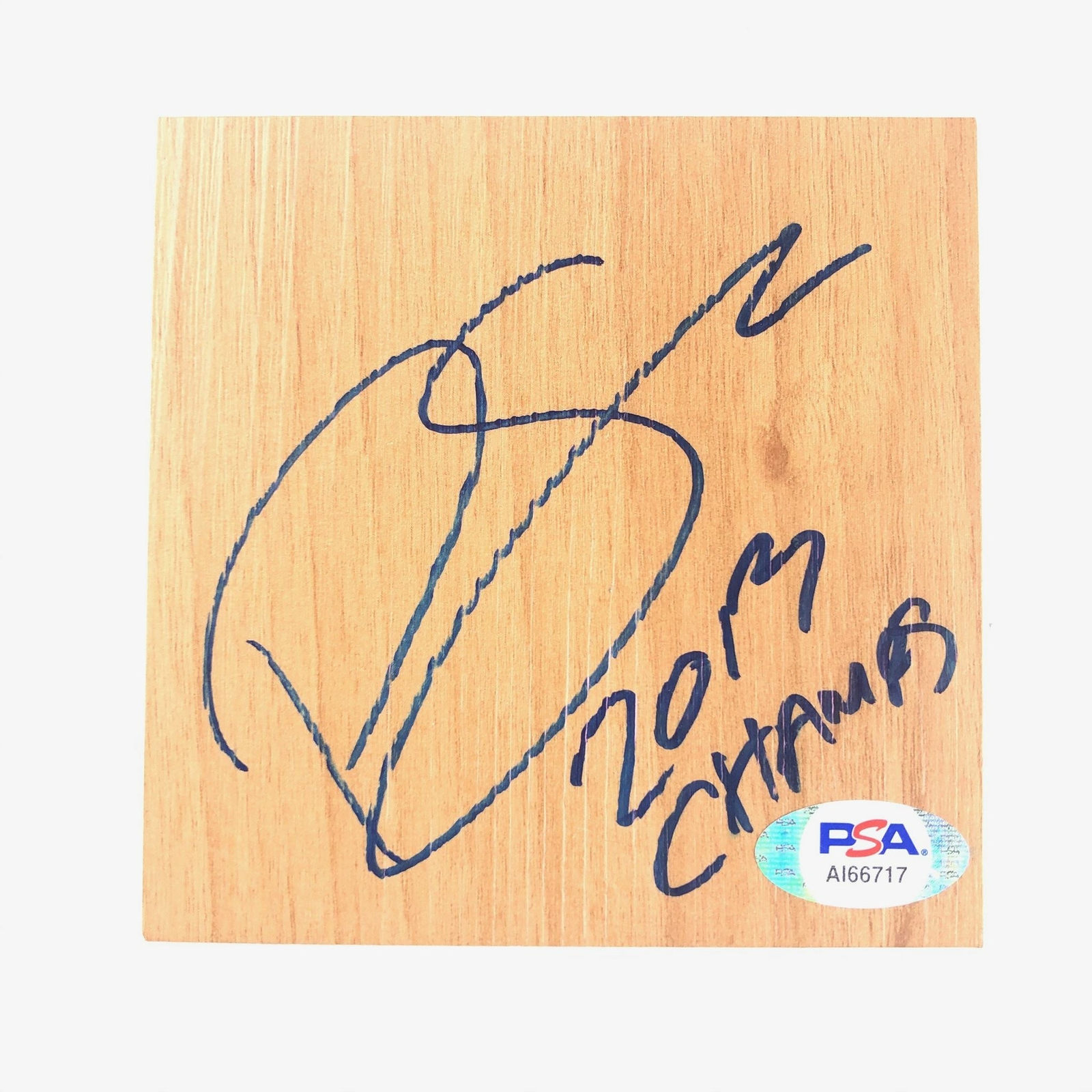 PEYTON SIVA SIGNED FLOORBOARD PSA/DNA DETROIT PISTONS AUTOGRAPHED COLLECTIBLE MEMORABILIA