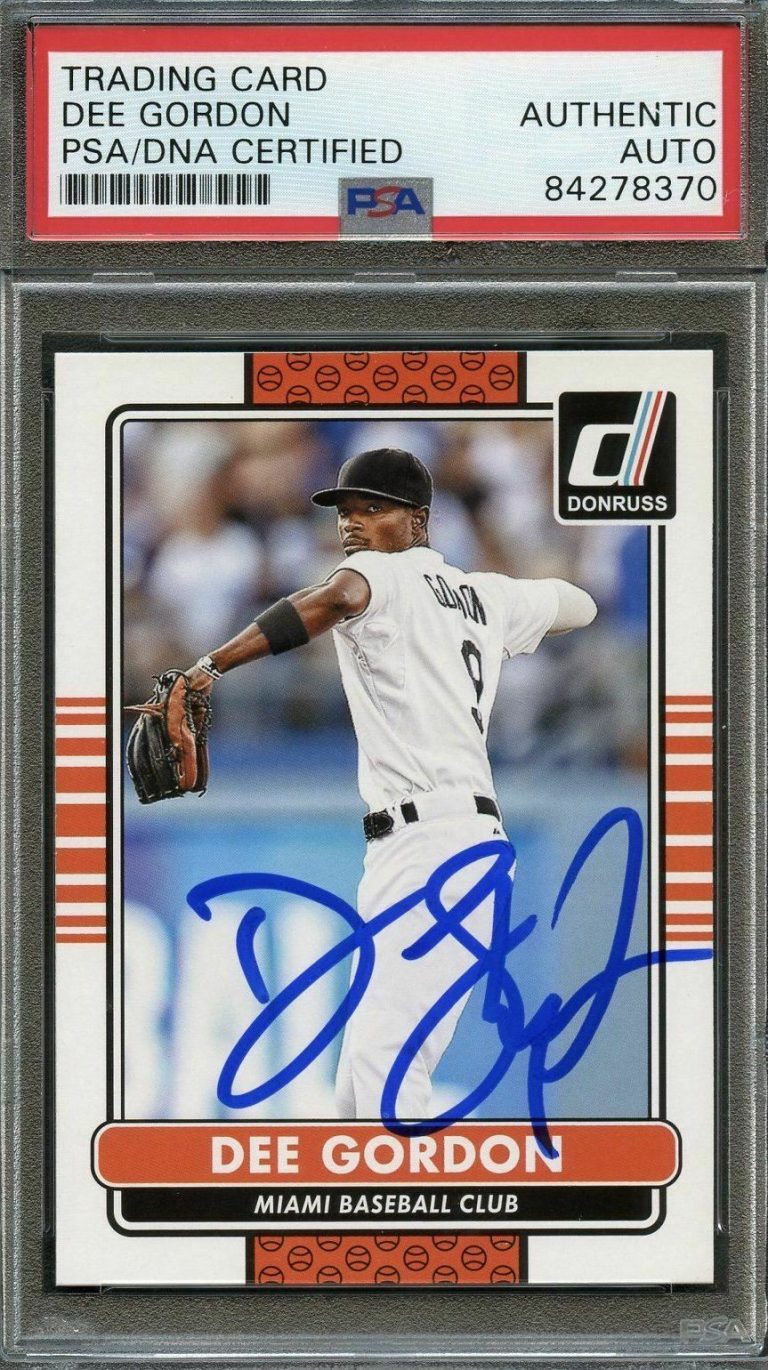 2015 PANINI DONRUSS #109 DEVARIS GORDON SIGNED CARD PSA SLABBED AUTO COLLECTIBLE MEMORABILIA