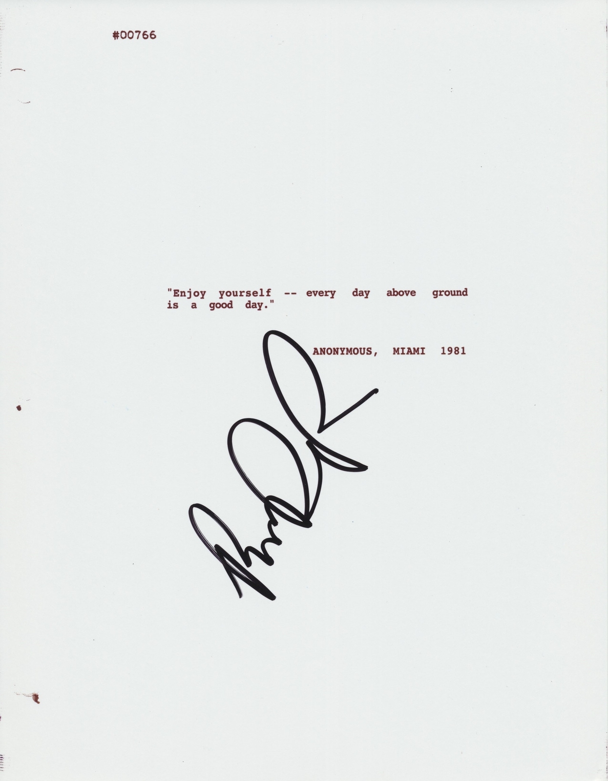 BRIAN DE PALMA SIGNED SCARFACE 183 PAGE FULL SCRIPT