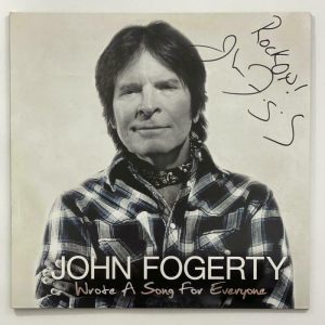 JOHN FOGERTY SIGNED AUTOGRAPH ALBUM VINYL RECORD WROTE A SONG FOR EVERYONE RARE! COLLECTIBLE MEMORABILIA