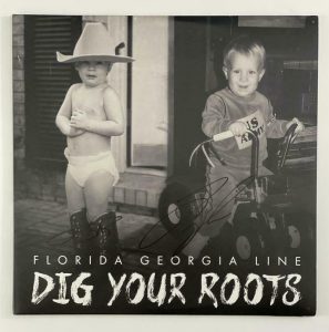 FLORIDA GEORGIA LINE SIGNED AUTOGRAPH ALBUM RECORD DIG YOUR ROOTS BRIAN & TYLER! COLLECTIBLE MEMORABILIA