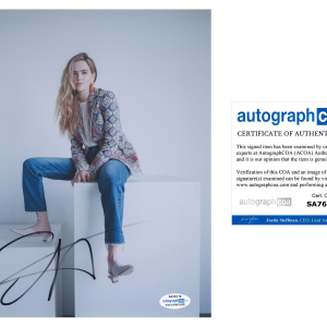 Zoey Deutch Signed Autographed 8x10 Photo The Politician Sexy Actress ACOA COA