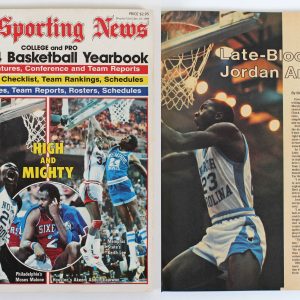 UNC Michael Jordan Authentic Signed 1984 The Sporting News Magazine PSA #B59146