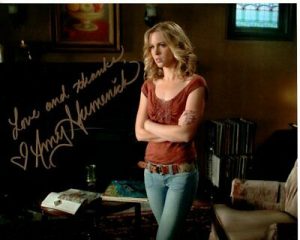 AMY GUMENICK SIGNED SUPERNATURAL MARY WINCHESTER CAMPBELL PHOTO W/ HOLOGRAM COA COLLECTIBLE MEMORABILIA