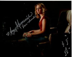 AMY GUMENICK SIGNED SUPERNATURAL MARY WINCHESTER CAMPBELL PHOTO W/ HOLOGRAM COA COLLECTIBLE MEMORABILIA
