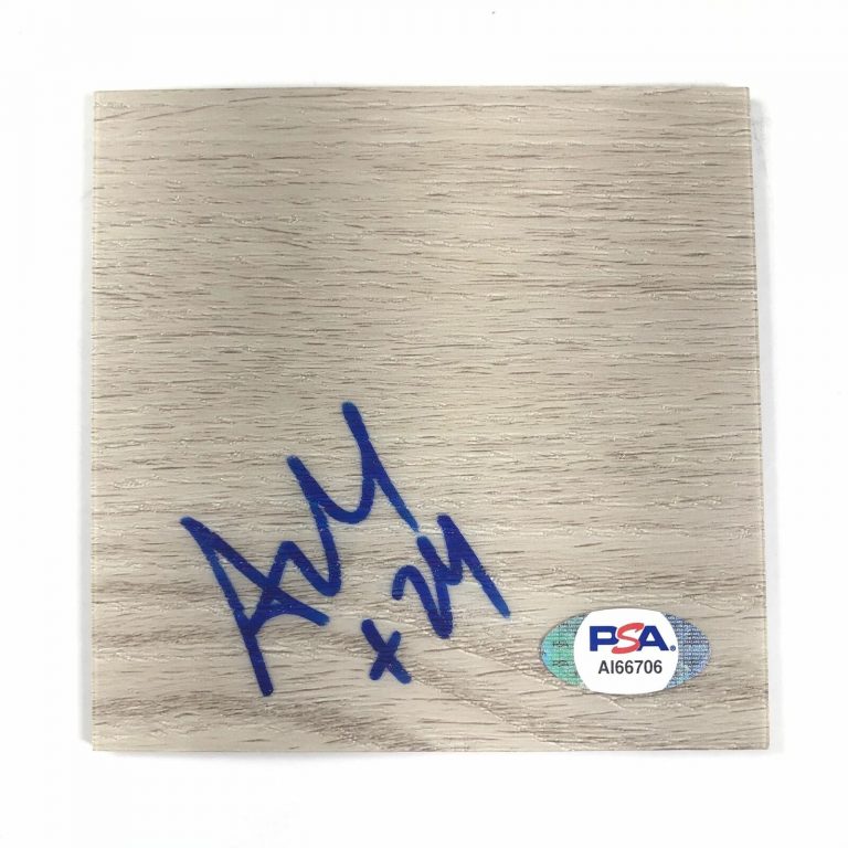 ANDRE MILLER SIGNED FLOORBOARD PSA/DNA AUTOGRAPHED DENVER NUGGETS COLLECTIBLE MEMORABILIA
