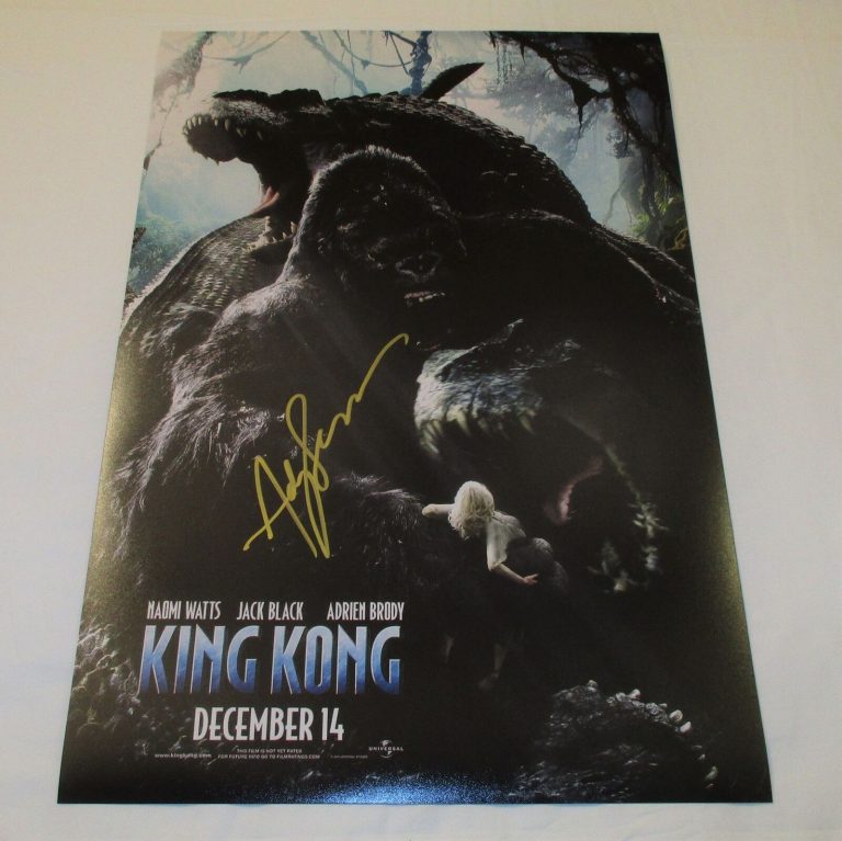 ANDY SERKIS SIGNED KING KONG 12X18 MOVIE POSTER 2 COLLECTIBLE MEMORABILIA