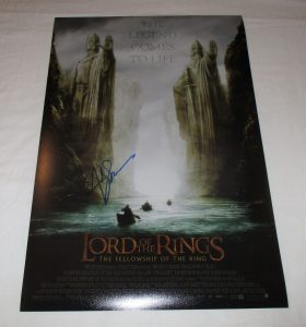 A4 Framed HWC Trading FR A4 Elijah Wood & Ian McKellen Lord of The Rings Regali Stampati Autografo Firmato Immagine per Gli Appassionati di Memorabilia di Film 