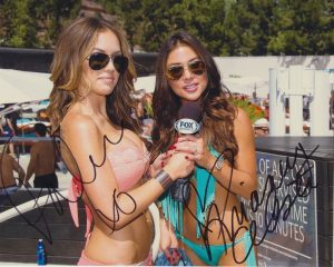 ARIANNY CELESTE & BRITTNEY PALMER SIGNED UFC RING GIRLS 8X10 PHOTO 7 COLLECTIBLE MEMORABILIA