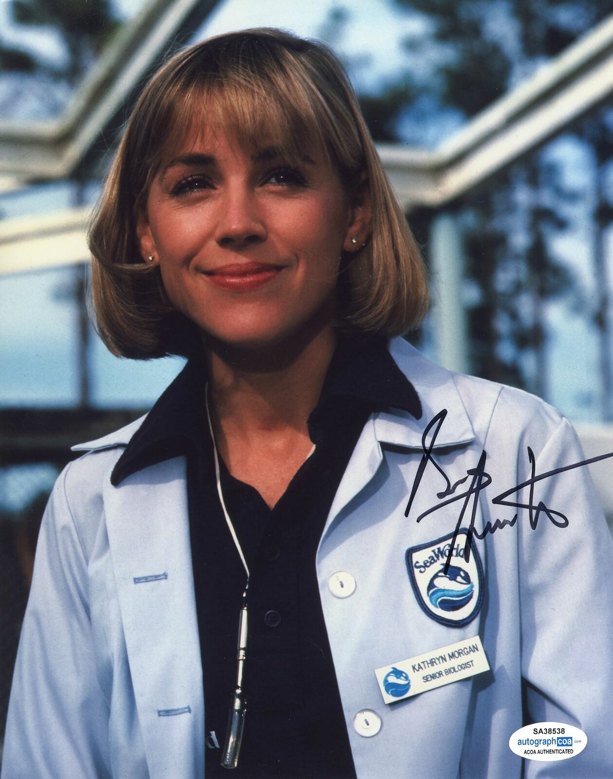 BESS ARMSTRONG SIGNED JAWS 3D 8X10 PHOTO ACOA | Autographia