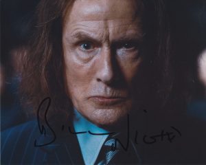 BILL NIGHY SIGNED HARRY POTTER AND THE DEATHLY HALLOWS 8X10 PHOTO COLLECTIBLE MEMORABILIA