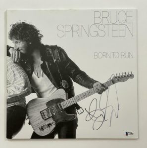BRUCE SPRINGSTEEN SIGNED AUTOGRAPH ALBUM VINYL RECORD – BORN TO RUN RARE!! BA COLLECTIBLE MEMORABILIA