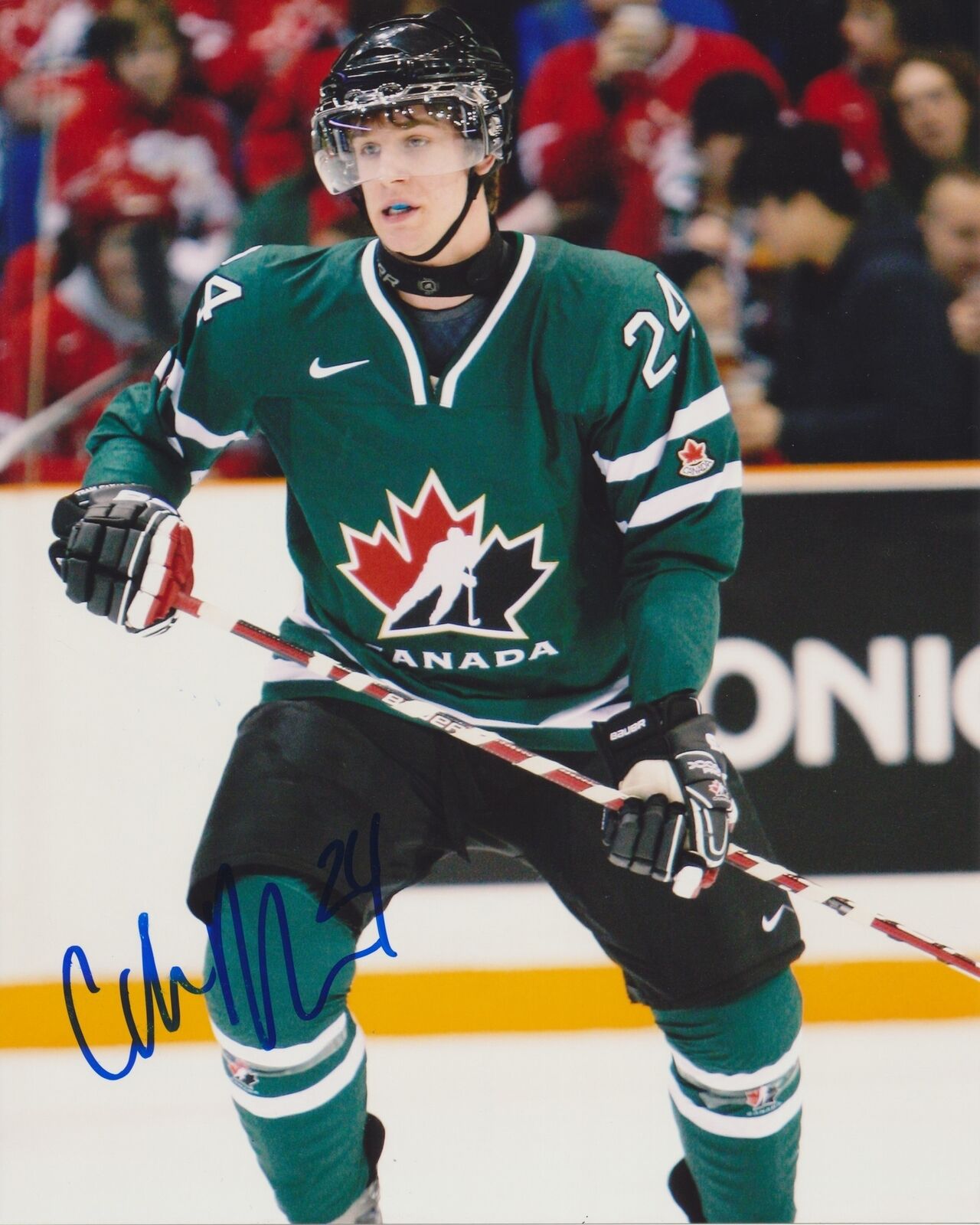CALVIN DE HAAN SIGNED TEAM CANADA 8X10 PHOTO Autographia