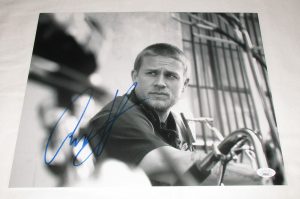 CHARLIE HUNNAM SIGNED SONS OF ANARCHY 11X14 PHOTO 5 JSA COLLECTIBLE MEMORABILIA