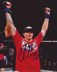 CHRIS CAMOZZI SIGNED UFC 8X10 PHOTO COLLECTIBLE MEMORABILIA