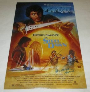 CHRISTOPHER NEAME SIGNED STEEL DAWN 12X18 MOVIE POSTER COLLECTIBLE MEMORABILIA