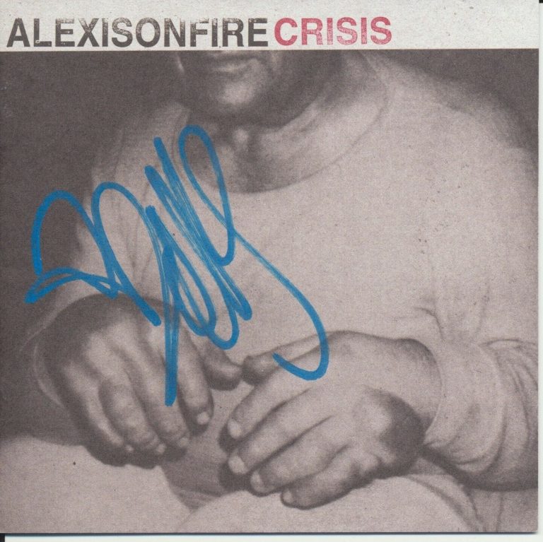 DALLAS GREEN SIGNED ALEXISONFIRE CRISIS CD COVER COLLECTIBLE MEMORABILIA