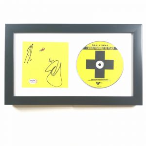DAN SMYERS SHAY MOONEY SIGNED CD COVER PSA/DNA FRAMED AUTOGRAPHED COLLECTIBLE MEMORABILIA