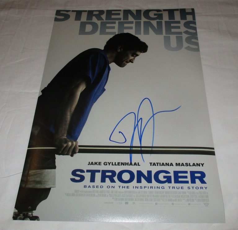 DAVID GORDON GREEN SIGNED STRONGER 12X18 MOVIE POSTER COLLECTIBLE MEMORABILIA