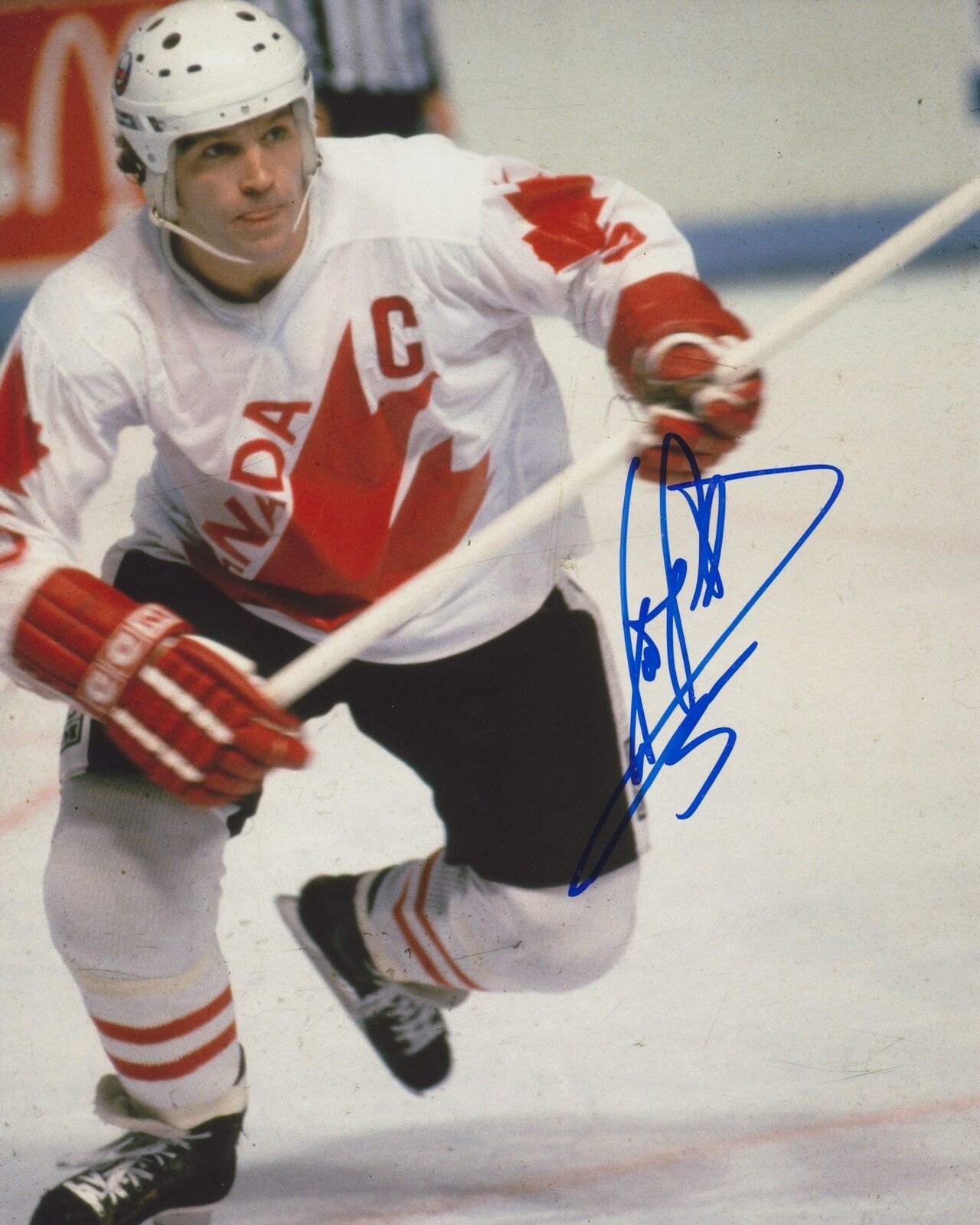 DENIS POTVIN SIGNED TEAM CANADA 8X10 PHOTO | Autographia