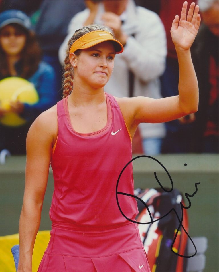 EUGENIE BOUCHARD SIGNED WTA TENNIS 8X10 PHOTO | Autographia