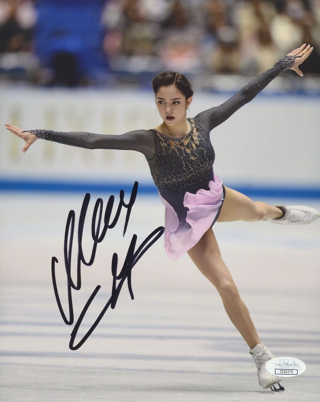 Evgenia Medvedeva Signed Figure Skating 8x10 Photo Jsa Autographia