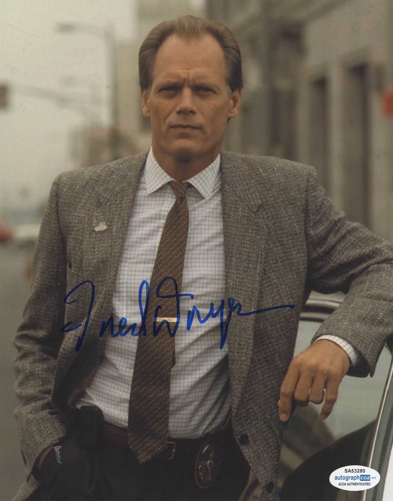 FRED DRYER SIGNED HUNTER 8X10 PHOTO 4 ACOA | Autographia