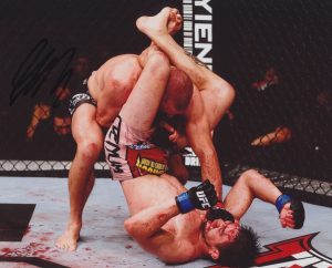 GEORGE ST PIERRE SIGNED UFC 8X10 PHOTO 4 COLLECTIBLE MEMORABILIA