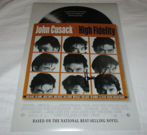 HOWARD SHORE SIGNED HIGH FIDELITY 12X18 MOVIE POSTER COLLECTIBLE MEMORABILIA