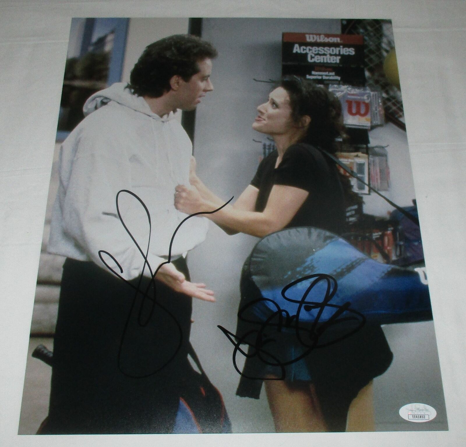 Jerry Seinfeld And Julia Louis Dreyfus Signed Seinfeld 11x14 Photo Jsa Autographia 9045