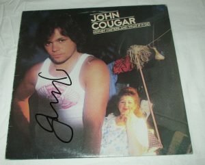 JOHN MELLENCAMP SIGNED NOTHIN’ MATTERS AND WHAT IF IT DID VINYL RECORD COLLECTIBLE MEMORABILIA