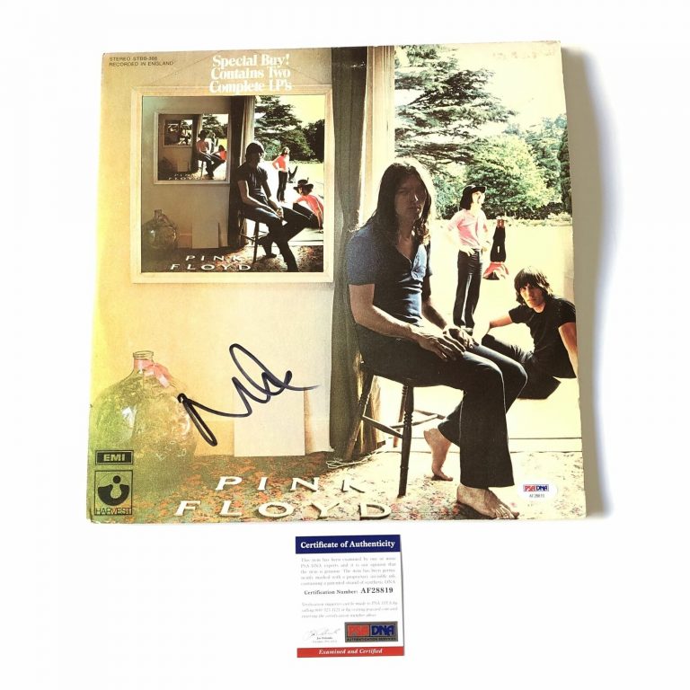 NICK MASON SIGNED PINK FLOYD LP VINYL PSA/DNA ALBUM AUTOGRAPHED UMMAGUMMA COLLECTIBLE MEMORABILIA