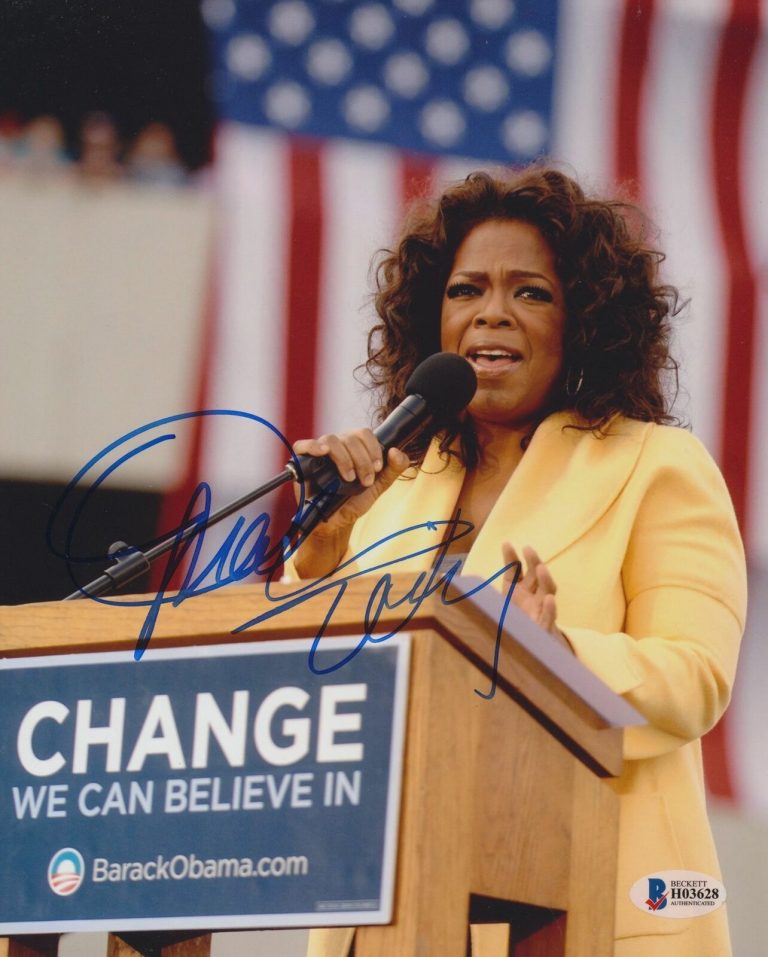 OPRAH WINFREY SIGNED 8X10 PHOTO BAS BECKETT | Autographia
