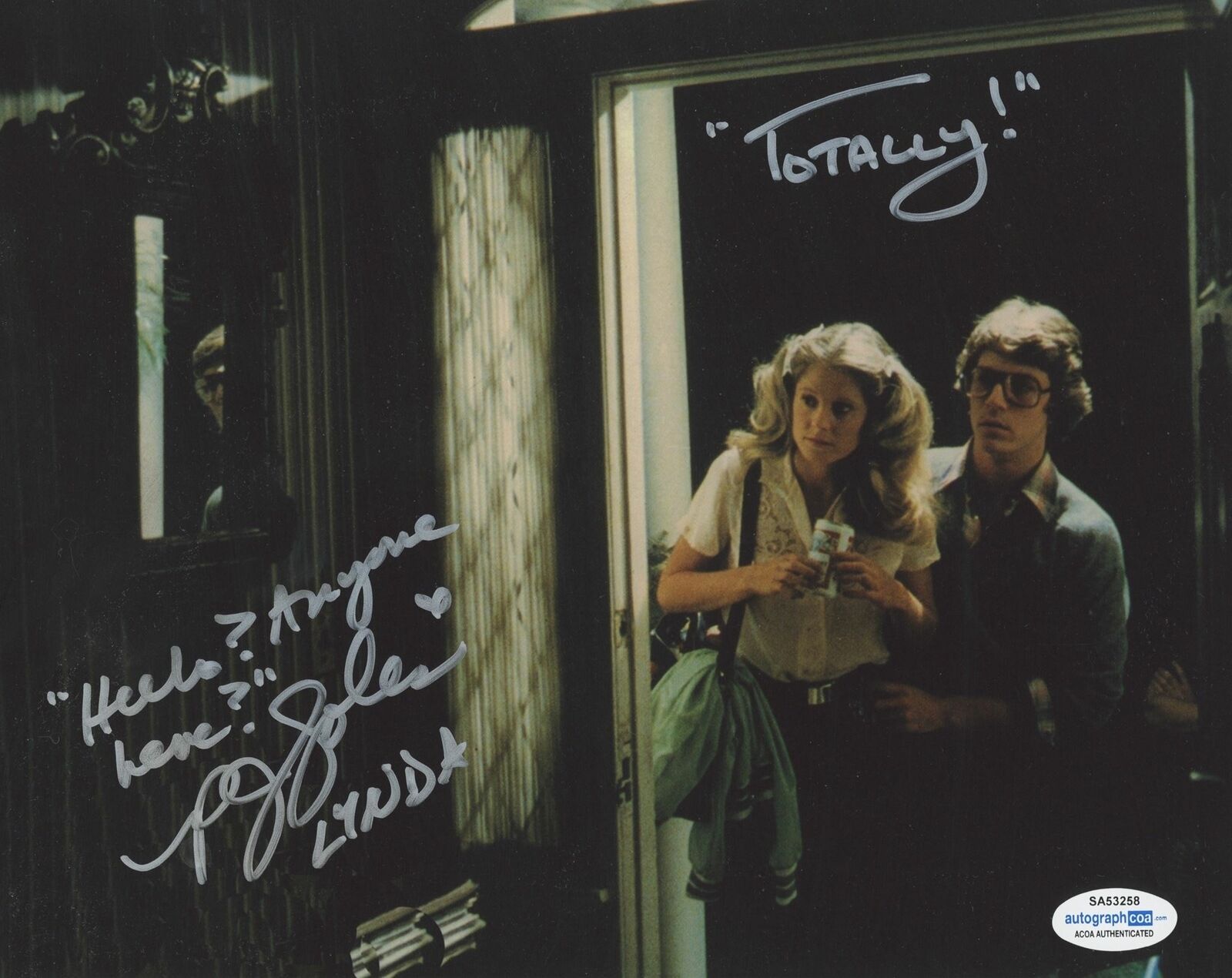 P.J. SOLES SIGNED HALLOWEEN 8X10 PHOTO 2 ACOA Autographia