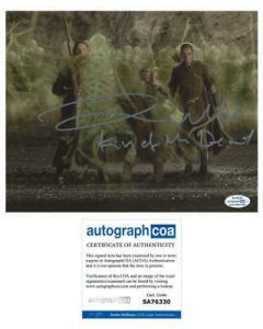 PAUL NORELL “THE LORD OF THE RINGS” SIGNED ‘KING OF THE DEAD’ 8×10 PHOTO J ACOA COLLECTIBLE MEMORABILIA