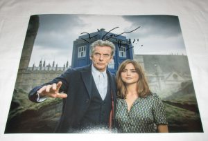 PETER CAPALDI SIGNED DOCTOR WHO 11X14 PHOTO 2
