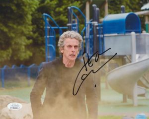 PETER CAPALDI SIGNED DOCTOR WHO 8X10 PHOTO JSA COLLECTIBLE MEMORABILIA