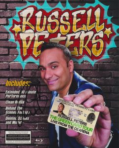 RUSSELL PETERS SIGNED THE GREEN CARD TOUR 8X10 PHOTO COLLECTIBLE MEMORABILIA