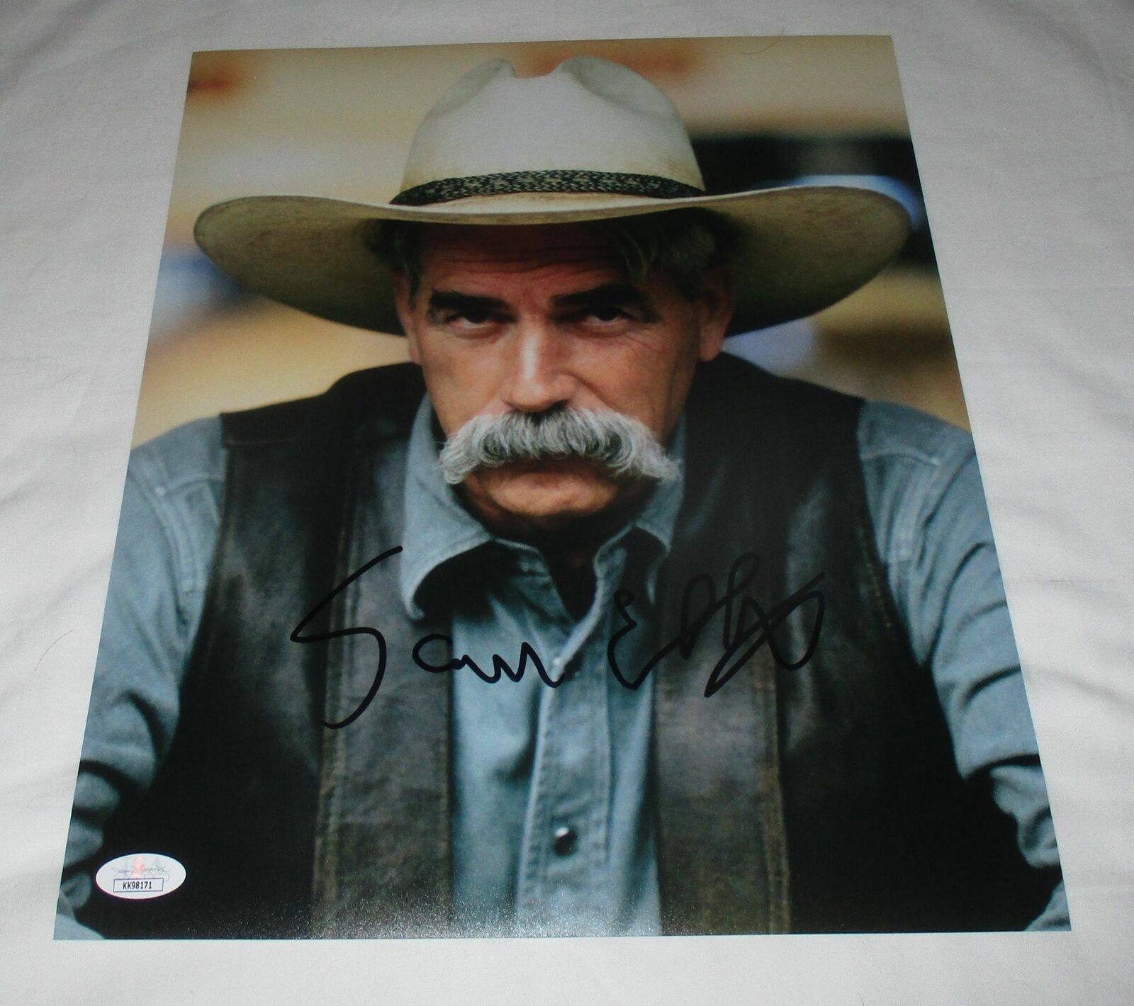 SAM ELLIOTT SIGNED THE BIG LEBOWSKI 11X14 PHOTO JSA | Autographia