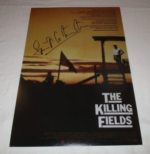SAM WATERSTON SIGNED THE KILLING FIELDS 12X18 MOVIE POSTER COLLECTIBLE MEMORABILIA