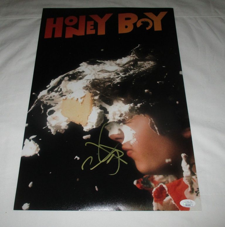 SHIA LABEOUF SIGNED HONEY BOY 12X18 MOVIE POSTER JSA COLLECTIBLE MEMORABILIA