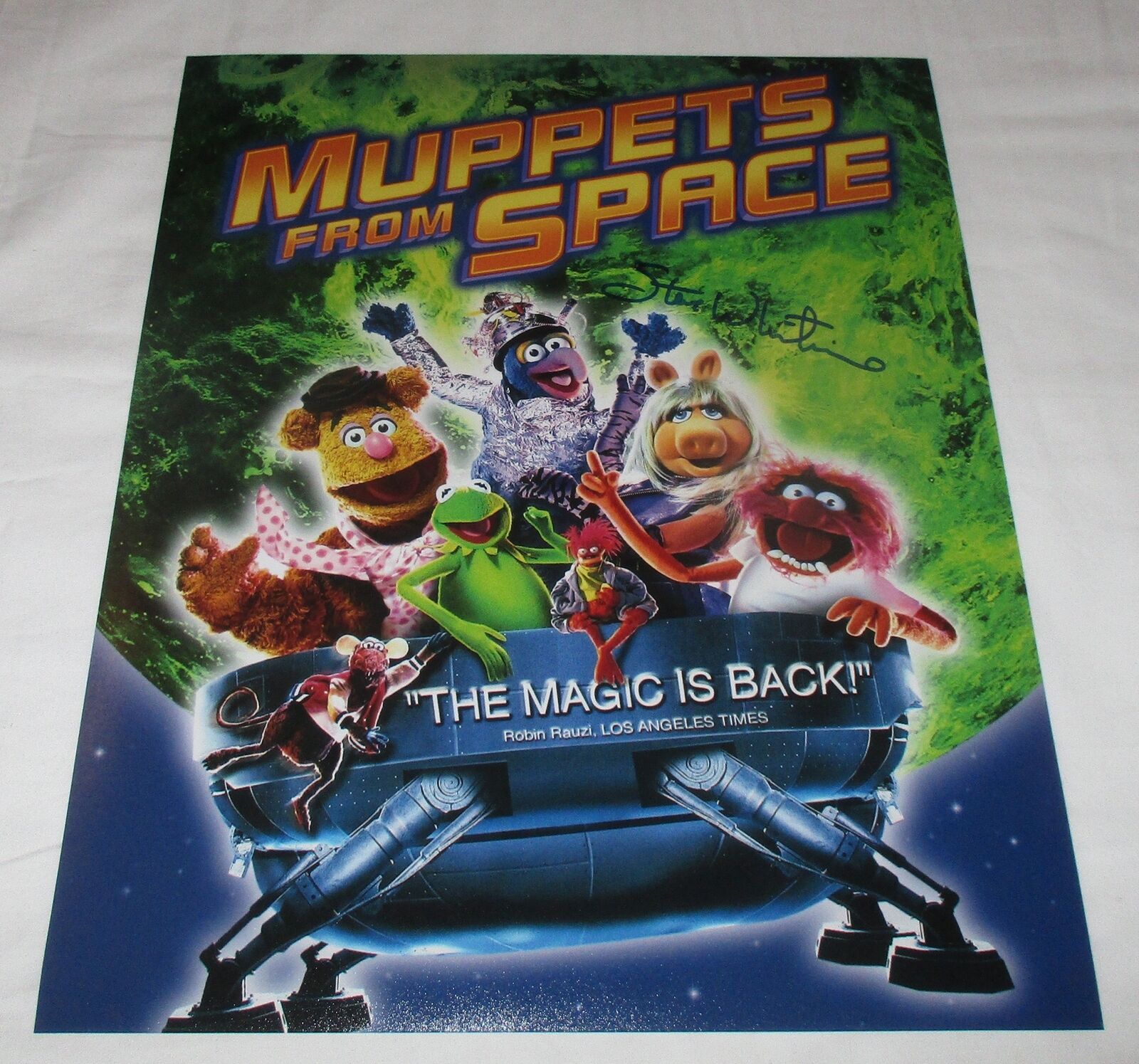 STEVE WHITMIRE SIGNED MUPPETS FROM SPACE KERMIT THE FROG 11X14 PHOTO ...