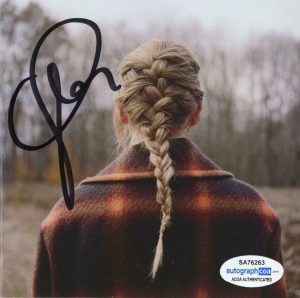 Taylor Swift “Evermore” AUTOGRAPH Signed CD Booklet + CD B ACOA