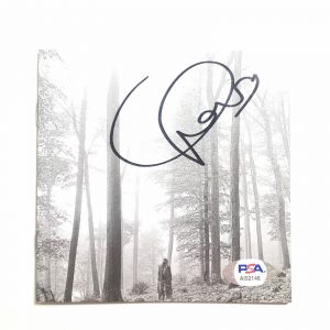 TAYLOR SWIFT SIGNED CD COVER PSA/DNA FOLKLORE AUTOGRAPHED COLLECTIBLE MEMORABILIA