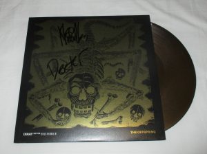 THE OFFSPRING SIGNED IXNAY ON THE HOMBRE VINYL RECORD JSA COLLECTIBLE MEMORABILIA