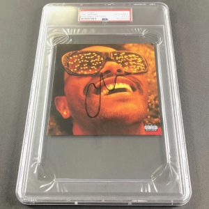 THE WEEKND SIGNED CD COVER PSA/DNA ENCAPSULATED AUTOGRAPHED SLABBED COLLECTIBLE MEMORABILIA
