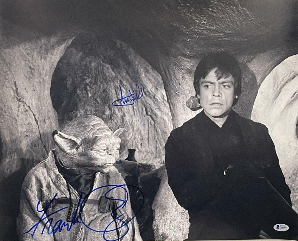 FRANK OZ MARK HAMILL SIGNED 16X20 PHOTO STAR WARS AUTHNETIC AUTOGRAPH BECKET A